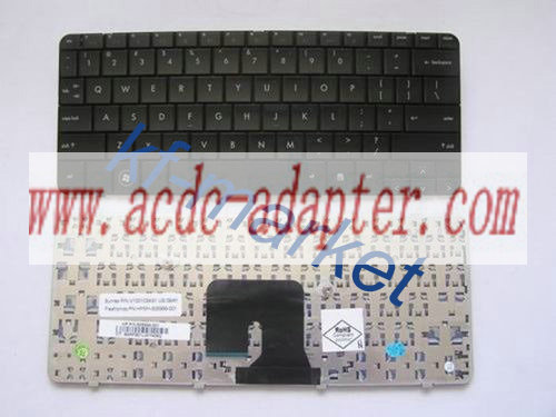 New HP DV2 series US keyboard Glossy Black 505999-001